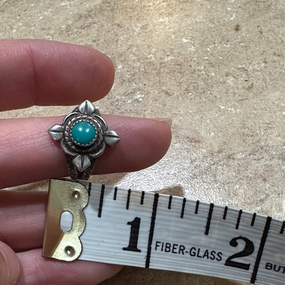 Silver Turquoise Ring - Picture 7 of 13
